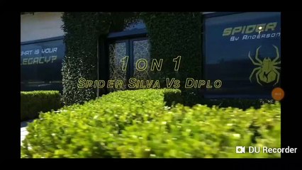 Diplo trains with Anderson "The Spider" Silva at SpiderKick