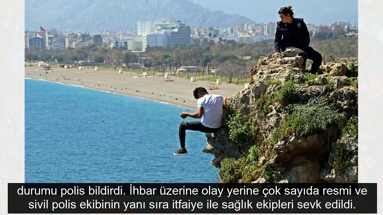 Antalya'da genci o halde görenler polisi aradı