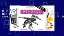 R.E.A.D MySQL Pocket Reference: SQL Functions and Utilities D.O.W.N.L.O.A.D