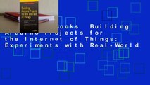 About For Books  Building Arduino Projects for the Internet of Things: Experiments with Real-World