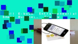 Full E-book  Entrepreneurial Small Business  Review