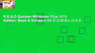 R.E.A.D Quicken Willmaker Plus 2019 Edition: Book & Software Kit D.O.W.N.L.O.A.D