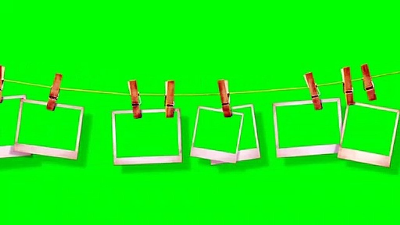 Fotos Polaroid #1 - Polaroid Pictures #1 _ Green Screen - Chroma Key