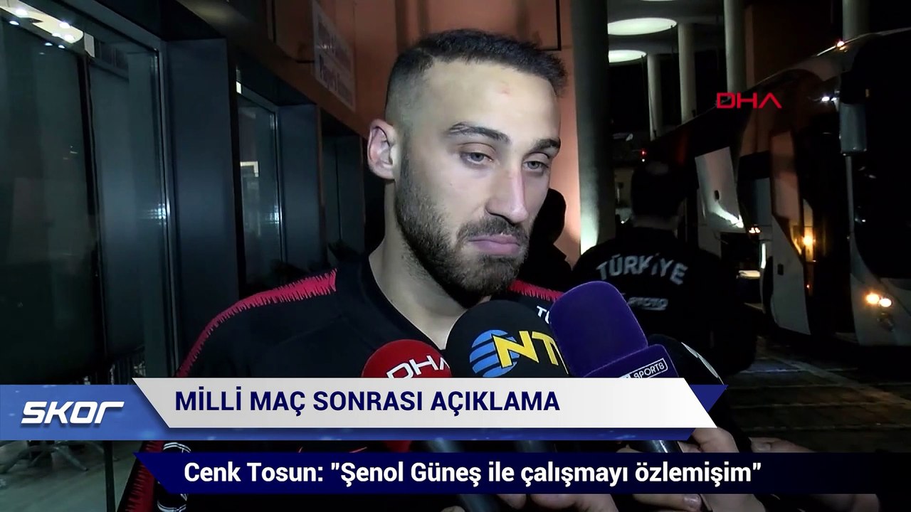 Cenk Tosun: "Şenol Güneş ile çalışmayı özlemişim"