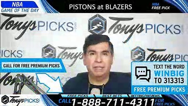 Detroit Pistons vs Portland Trail Blazers 3/22/2019 Picks Predictions
