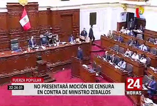 Vicente Zeballos: Un ministro no puede estar con temores, con dudas