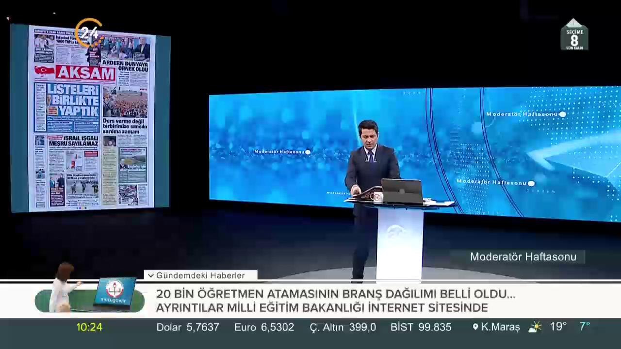 Akşam gazetesinin birinci sayfası
