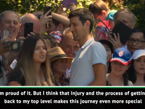 Djokovic reflects on 'phenomenal' return to world number one