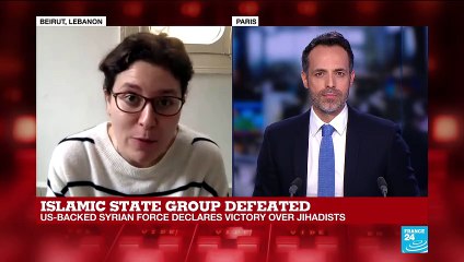 Islamic State group defeated report by Leila Molana-Allan