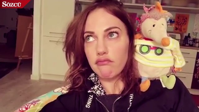 Meryem Uzerli, çocuğu uyurken, uyuyamayan anne rolünü yaptı