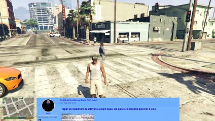 [Défi] Frapper des citoyens et fuir à vélo | GTA V