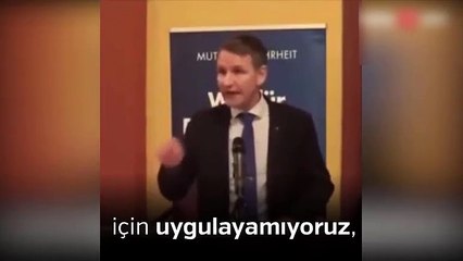 Alman ırkçı siyasetçiden skandal sözler!