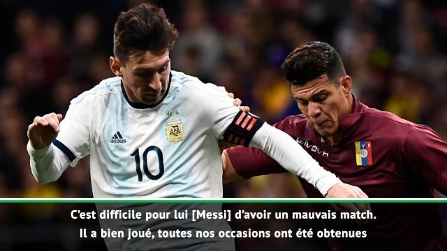 Amical - L'Argentine veut s'adapter à Messi