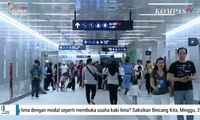 Warga Antusias Gunakan MRT Jakarta