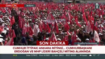 Cumhur İttifakı Ankara Mitingi