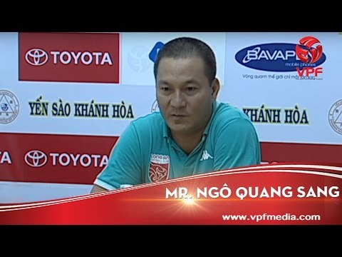Họp báo sau trận S.Khánh Hòa BVN vs ĐTLA