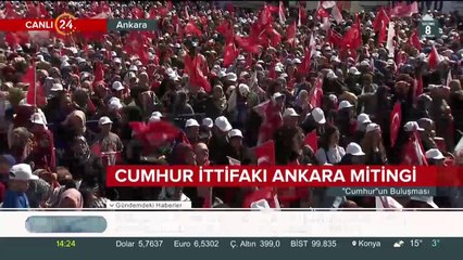 Cumhur İttifakı Ankara Mitingi