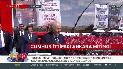 MHP Lideri Bahçeli konuşuyor