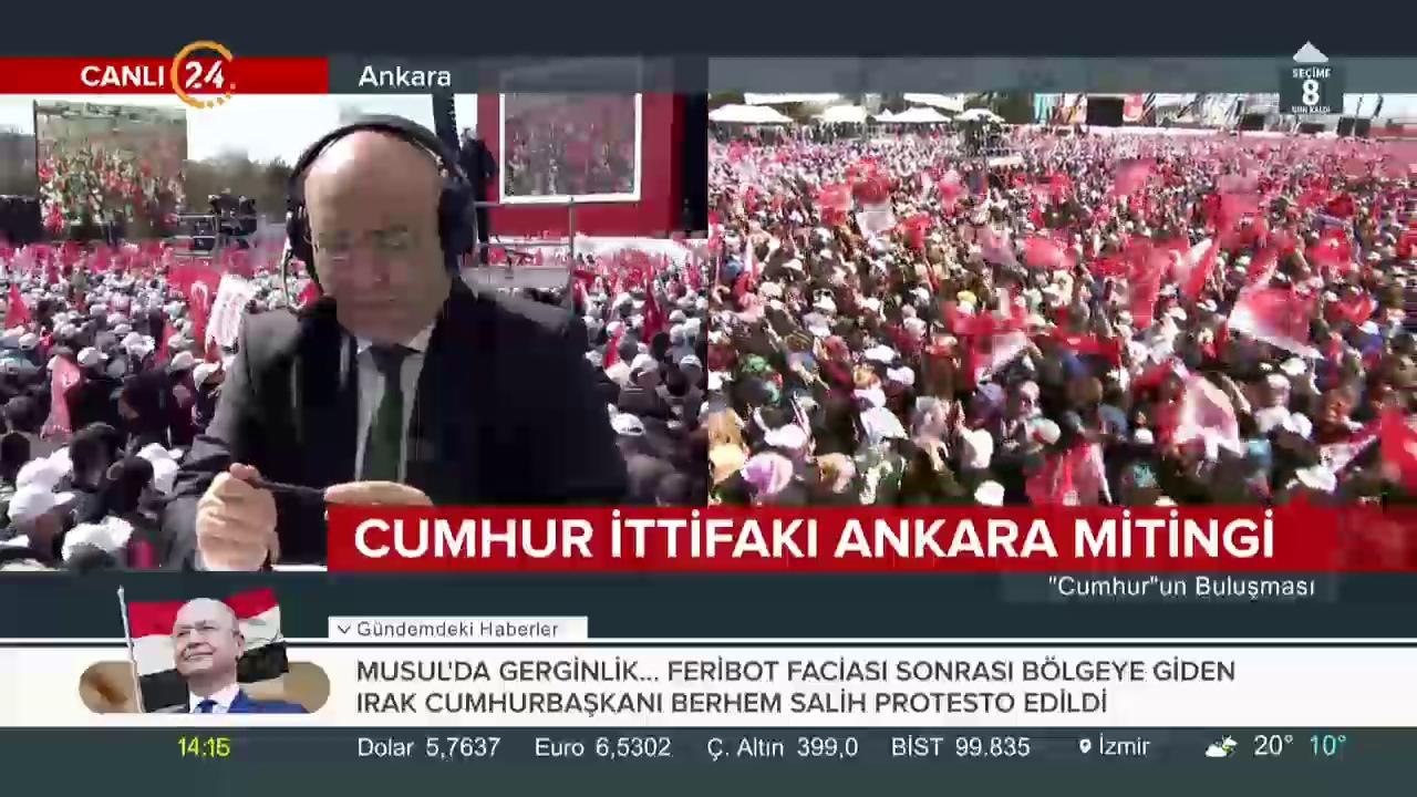Cumhur İttifakı Ankara adayı Mehmet Özhaseki Ankaralılara hitap etti