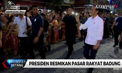 Presiden Resmikan Pasar Rakyat Badung