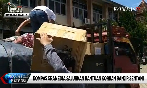 Kompas Gramedia Salurkan Bantuan untuk Korban Banjir Sentani