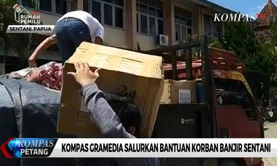 Kompas Gramedia Salurkan Bantuan untuk Korban Banjir Sentani