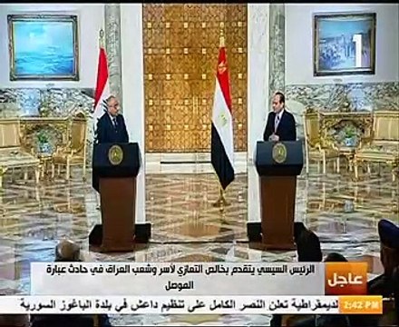 السيسى لا بد من استكمال الجهود العربية والدولية لمحاربة الإرهاب