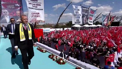 Cumhurbaşkanı Erdoğan: 'Cumhur İttifakı'na destek olan bütün kardeşlerimi selamlıyorum' - ANKARA