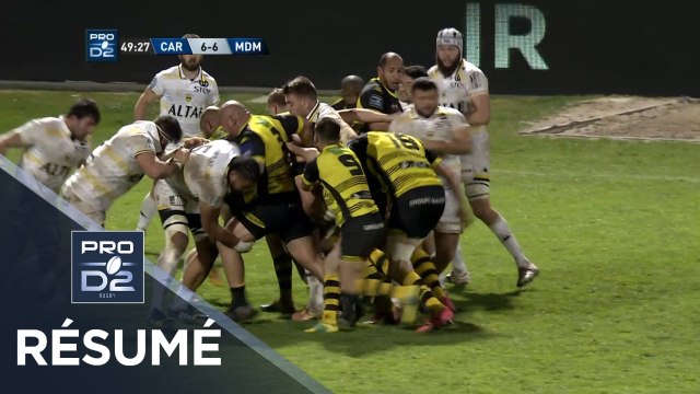 PRO D2 - Résumé Carcassonne-Mont-de-Marsan: 11-9 - J25 - Saison 2018/2019