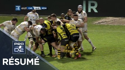 PRO D2 - Résumé Carcassonne-Mont-de-Marsan: 11-9 - J25 - Saison 2018/2019