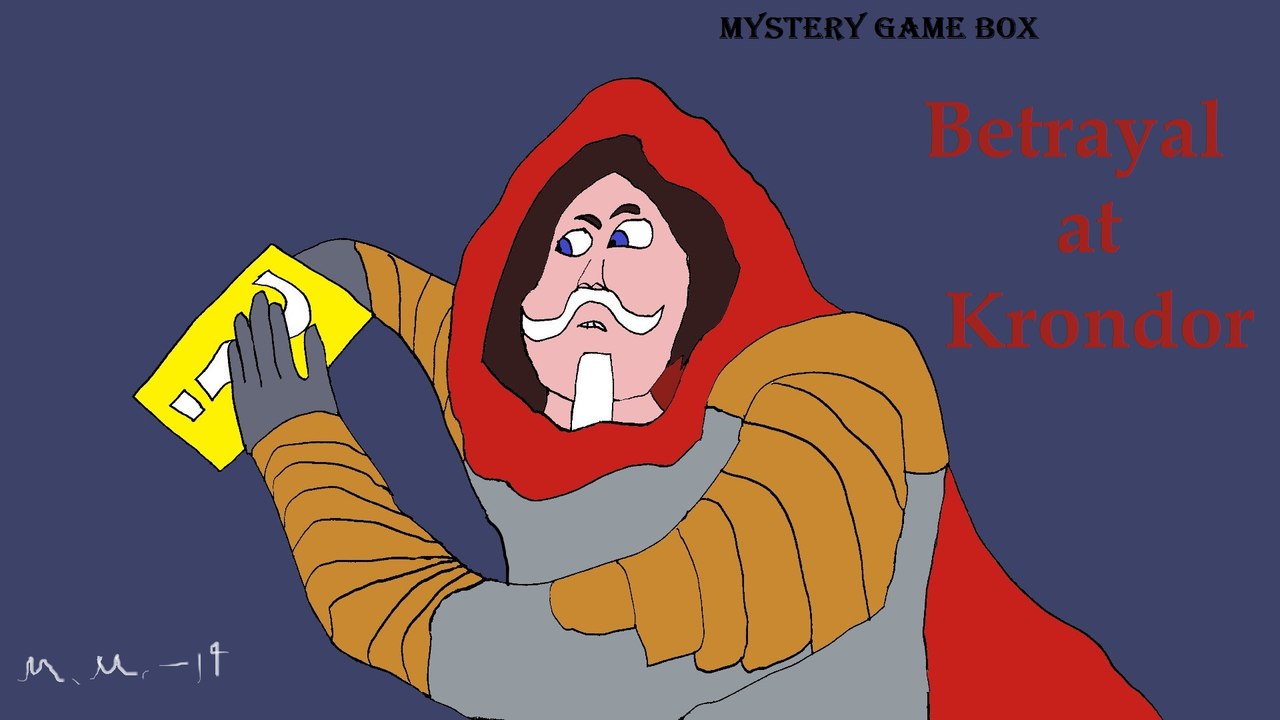 Betrayal at Krondor - Mystery Game Box