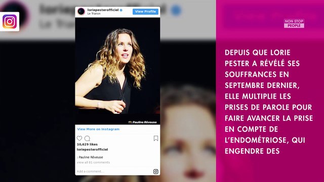 Lorie Pester atteinte d’endométriose : son témoignage sur ses douleurs au quotidien