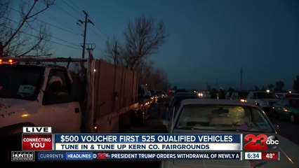 Free emissions check offering failed cars $500 vouchers