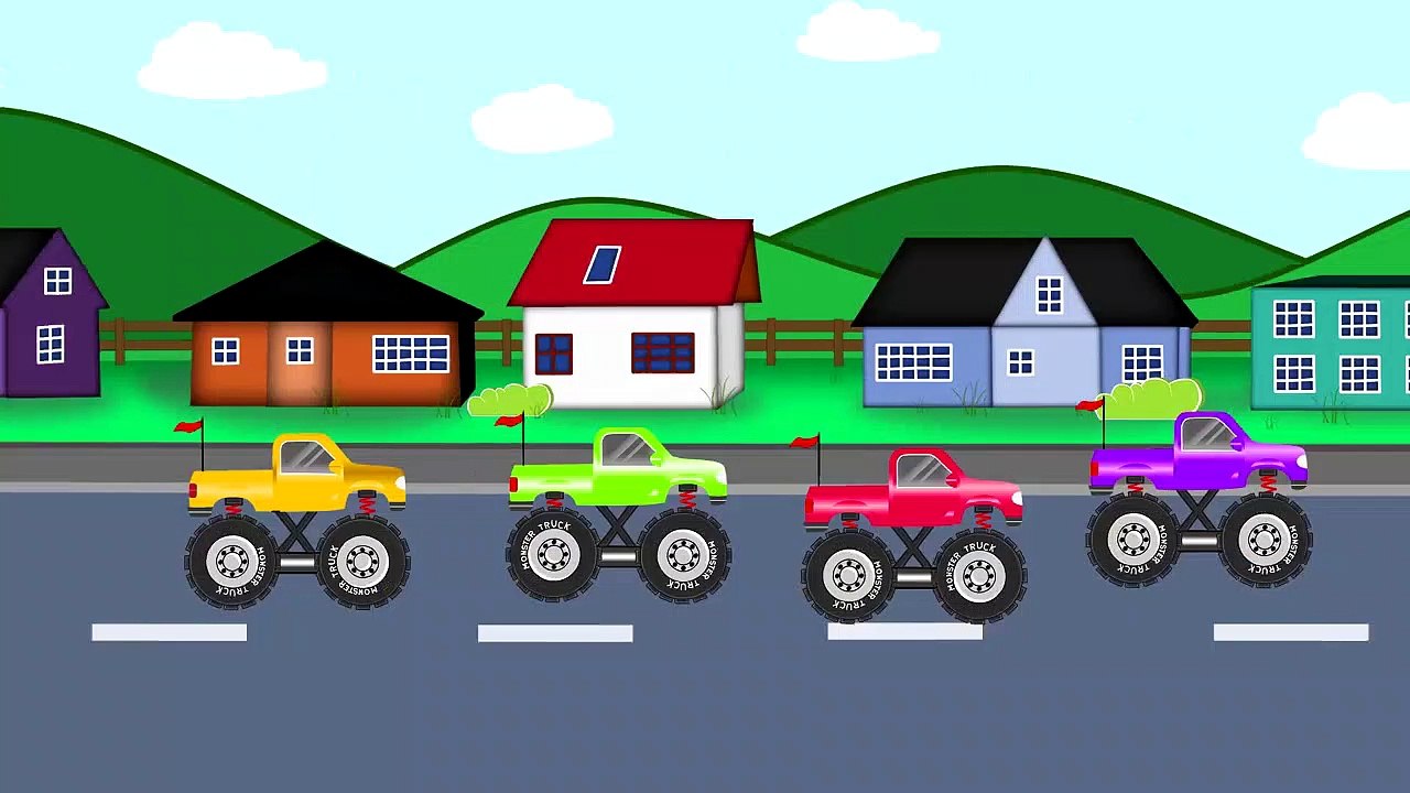 Super Car Monster Truck | Speed | Conte De Chasse Pour Les Enfants