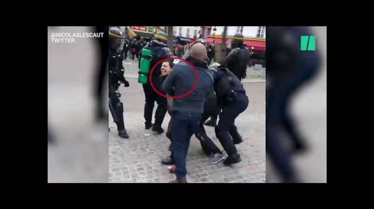 Alexandre Benalla, un collaborateur de Macron filmé en train de violenter des manifestants