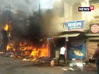 अजमेर में ट्रांसफार्मर में लगी आग से 15 दुकानें जलीं