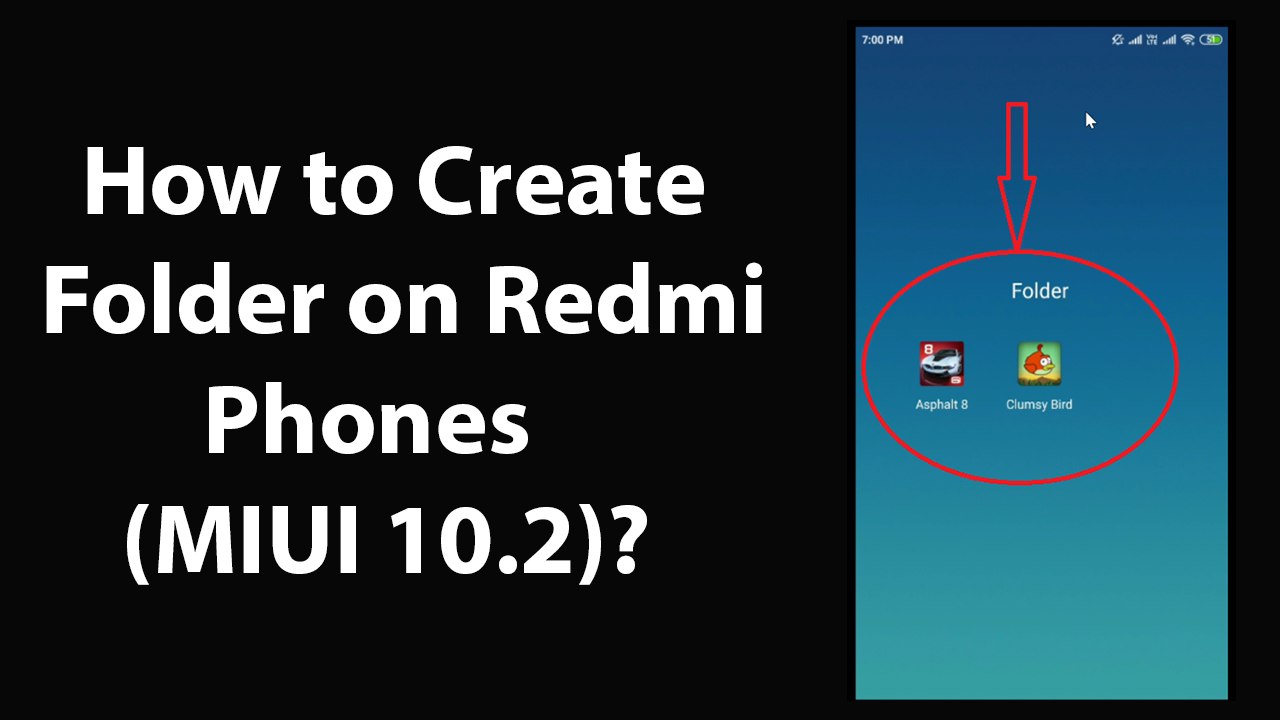 How to Create Folder on Redmi Phones (MIUI 10.2)?
