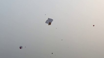 Beautiful evening with colorful Kites | Basant 2019 in Town |