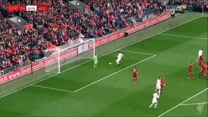 Andrea Pirlo awesome free kick goal vs Liverpool legends (2-1)