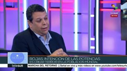 Rojas: Para Estados Unidos no existe el derecho internacional