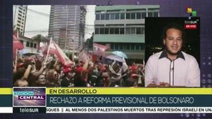 Contundente rechazo a la reforma de pensiones en Brasil