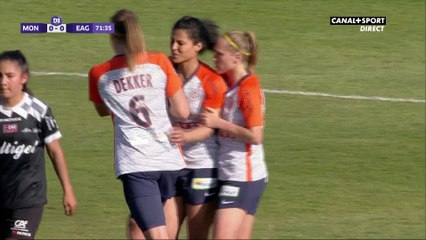 D1 Féminine / 19ème journée - Le but de Gauvin qui permet à Montpellier de l'emporter