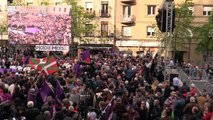 Acto de Podemos en la Plaza Juan Goytisolo