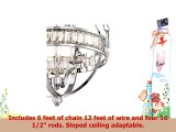 Victoria Chrome 16 Wide Clear Crystal Chandelier