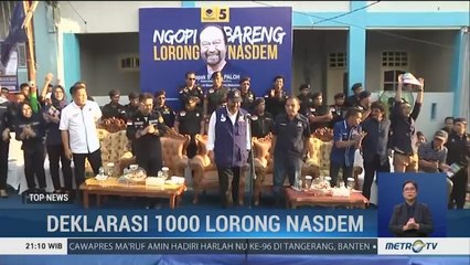 Deklarasi 1.000 Lorong NasDem di Makassar