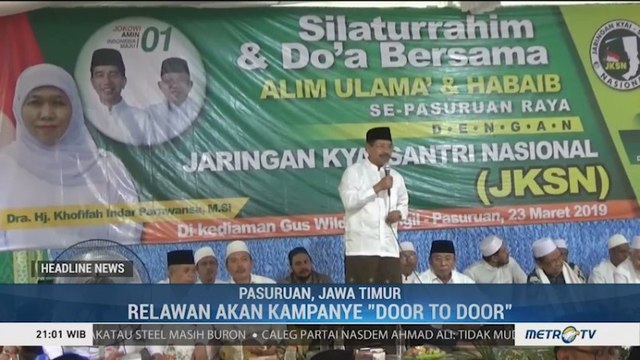 Istigasah untuk Kemenangan Jokowi-Ma'ruf Digelar di Pasuruan