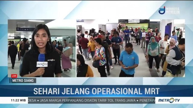 Animo Masyarakat Uji Coba MRT