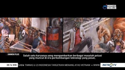 Melihat Pameran Lukisan Karya Hudi Alfa