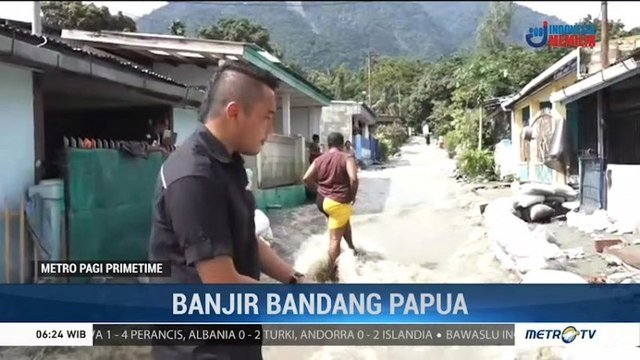 Banjir Masih Menerjang Perumahan BTN Sosial Sentani