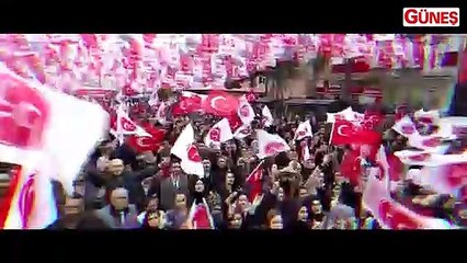 Ülkücülerden Binali Yıldırım'a şarkılı destek